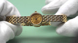 Tissot Lovely Gold Dial Gold Steel Strap Watch For Women - T058.009.33.021.00 Authentic Buy Shop Now