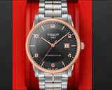 Tissot T Classic Luxury Powermatic 80 Black Dial Silver Steel Strap Watch For Men - T086.407.22.067.00 Authentic Buy Shop Now