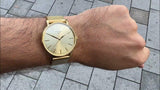 Tissot Everytime Gent Gold Dial Gold Mesh Bracelet Watch for Men - T143.410.33.021.00 Authentic Buy Shop Now