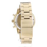 Fossil Townsman Chronograph White Dial Gold Steel Strap Watch for Men - FS5348 Authentic Buy Shop Now