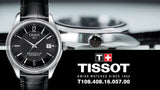 Tissot Ballade Powermatic 80 Cosc Black Dial Black Leather Strap Watch For Men - T108.408.16.057.00 Authentic Buy Shop Now