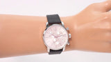 Calvin Klein City Chronograph Silver Dial Black Leather Strap Watch for Men - K2G271C6 Authentic Buy Shop Now