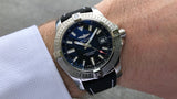 Breitling Avenger Automatic 43mm Black Dial Black Nylon Strap Watch for Men - A17318101B1X2 Authentic Buy Shop Now