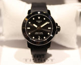 Tissot Seastar 1000 Powermatic 80 Black Dial Black Rubber Strap Watch For Men - T120.407.37.051.00 Authentic Buy Shop Now