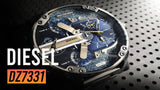 Diesel Big Daddy 2.0 Chronograph Blue Dial Grey Steel Strap Watch For Men - DZ7331 Authentic Buy Shop Now