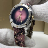 Versace Shadov Pink Dial Pink Leather Strap Watch for Women - VEBM00818 Authentic Buy Shop Now