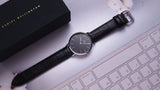 Daniel Wellington Classic Reading Black Dial Black Leather Strap Watch For Men - DW00100135 Authentic Buy Shop Now