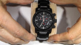 Burberry Sport Chronograph Black Dial Black Steel Strap Watch for Men - BU7703 Authentic Buy Shop Now