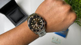 Seiko Prospex Sea Diver Automatic Brown Dial Silver Steel Strap Watch For Men - SPB240J1 Authentic Buy Shop Now