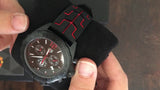 Tag Heuer Formula 1 Manchester United Limited Edition Black Dial Black & Red Rubber Strap Watch for Men - CAZ101J.FT8027 Authentic Buy Shop Now