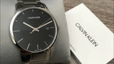 Calvin Klein City Black Dial Silver Steel Strap Watch for Men - K2G2G14C Authentic Buy Shop Now