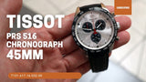 Tissot T Sport PRS 516 Chronograph Silver Dial Brown Leather Strap Watch for Men - T131.617.16.032.00 Authentic Buy Shop Now