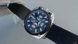 Diesel BAMF Chronograph Black Dial Black Leather Strap Watch For Men - DZ7345 Authentic Buy Shop Now
