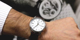 Tissot Automatics III Steel White Dial Brown Leather Strap Watch For Men - T065.430.16.031.00 Authentic Buy Shop Now