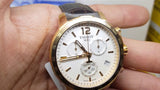 Tissot Quickster Chronograph 42mm White Dial Brown Leather Strap Watch For Men - T095.417.36.037.00 Authentic Buy Shop Now