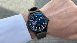 IWC Pilot’s Watch Mark XVIII Top Gun Edition “SFTI” Black Dial Green Nylon Strap Watch for Men - IW324712 Authentic Buy Shop Now