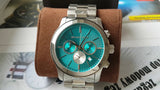 Michael Kors Runway Quartz Blue Dial Silver Steel Strap Watch For Women - MK5953 Authentic Buy Shop Now
