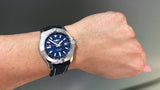 Breitling Avenger Automatic 43 Blue Dial Blue Nylon Strap Watch for Men - A17318101C1X1 Authentic Buy Shop Now