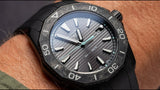 Tag Heuer Aquaracer Professional 200 Solargraph Quartz Black Dial Black Rubber Strap Watch for Men - WBP1112.FT6199 Authentic Buy Shop Now
