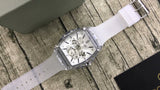 Guess Phoenix Multi Function Silver Dial White Rubber Strap Watch for Men - GW0203G1 Authentic Buy Shop Now