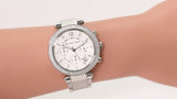 Michael Kors Parker Silver Dial Silver Steel Strap Watch for Women - MK5353 Authentic Buy Shop Now