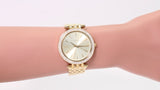 Michael Kors Darci Silver Dial Gold Stainless Steel Strap Watch for Women - MK3191 Authentic Buy Shop Now