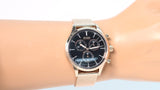 Hugo Boss Companion Chronograph Black Dial Rose Gold Steel Strap Watch For Men - 1513548 Authentic Buy Shop Now