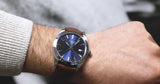 Tissot Gentleman Blue Dial Brown Leather Strap Watch For Men - T127.410.16.041.00 Authentic Buy Shop Now