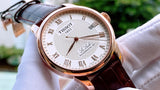 Tissot Le Locle Powermatic 80 Silver Dial Brown Leather Strap Watch For Men - T006.407.36.033.00 Authentic Buy Shop Now