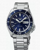 Seiko 5 Sports Automatic Blue Dial Silver Steel Strap Watch for Men - SRPK97K1 Authentic Buy Shop Now