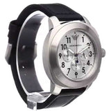 Emporio Armani Sportivo Chronograph Silver Dial Black Leather Strap Watch For Men - AR6054 Authentic Buy Shop Now