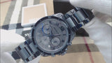 Michael Kors Brecken Chronograph Quartz Blue Dial Blue Steel Strap Watch For Men - MK6361 Authentic Buy Shop Now