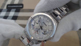 Fossil Boyfriend Multifunction Silver Dial Silver Steel Strap Watch for Women - ES3883 Authentic Buy Shop Now