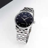 Mido Baroncelli Ii Automatic Black Dial Silver Steel Strap Watch For Men - M8600.4.18.1 Authentic Buy Shop Now