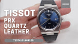 Tissot PRX Powermatic 80 Blue Dial Blue Leather Strap Watch for Men - T137.407.16.041.00 Authentic Buy Shop Now