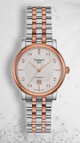 Tissot T Classic Carson Premium Diamonds White Dial Two Tone Steel Strap Watch for Women - T122.207.22.036.00 Authentic Buy Shop Now