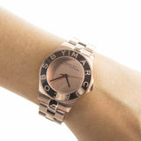 Marc Jacobs Blade Rose Gold Dial Rose Gold Steel Strap Watch for Women - MBM3127 Authentic Buy Shop Now