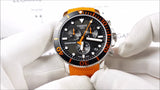 Tissot Seastar 1000 Chronograph Black Dial Orange Rubber Strap Watch For Men - T120.417.17.051.01 Authentic Buy Shop Now