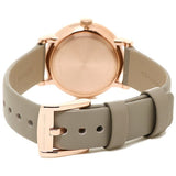 Marc Jacobs Baker Grey Dial Grey Leather Strap Watch for Women - MBM1318 Authentic Buy Shop Now