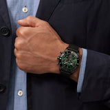 Breitling Superocean Heritage B01 Chronograph 44 Green Dial Black Mesh Bracelet Watch for Men - MB01621A1L1S1 Authentic Buy Shop Now