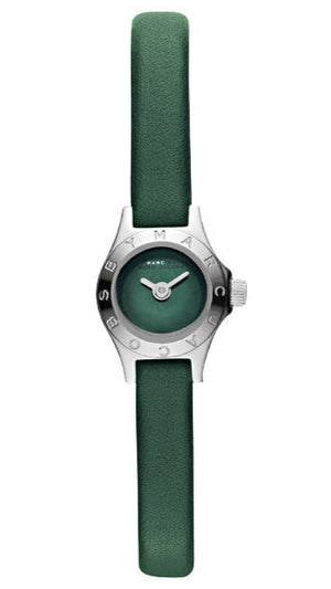 Marc Jacobs Blade Green Dial Green Leather Strap Watch for Women - MBM1341 Authentic Buy Shop Now