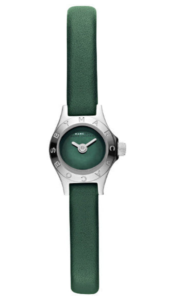 Marc Jacobs Blade Green Dial Green Leather Strap Watch for Women - MBM1341 Authentic Buy Shop Now