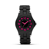 Marc Jacobs Pelly Black Dial Black Silicone Strap Watch for Women - MBM2508 Authentic Buy Shop Now