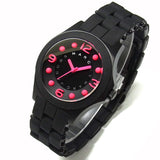 Marc Jacobs Pelly Black Dial Black Silicone Strap Watch for Women - MBM2517 Authentic Buy Shop Now
