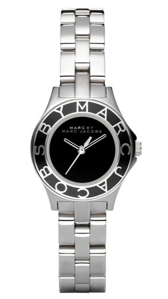 Marc Jacobs Blade Black Dial Silver Steel Strap Watch for Women - MBM3059 Authentic Buy Shop Now