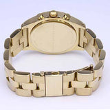 Marc Jacobs Blade Chronograph White Dial Gold Steel Strap Watch for Women - MBM3081 Authentic Buy Shop Now