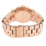 Marc Jacobs Amy Brown Dial Rose Gold Steel Strap Watch for Women - MBM3167 Authentic Buy Shop Now