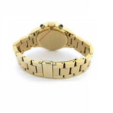 Marc Jacobs Rock Chronograph Green Dial Gold Steel Strap Watch for Women - MBM3252 Authentic Buy Shop Now