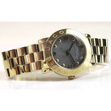 Marc Jacobs Amy Black Dial Gold Steel Strap Watch for Women - MBM3273 Authentic Buy Shop Now