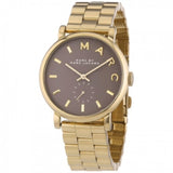 Marc Jacobs Baker Grey Dial Gold Steel Strap Watch for Women - MBM3281 Authentic Buy Shop Now